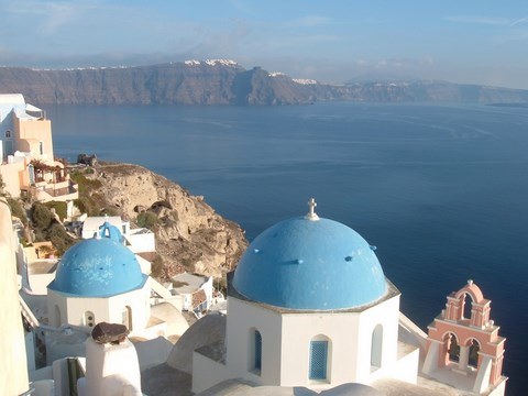 Santorin, Thira Il y a des îles et il a Santorin (Vidas)